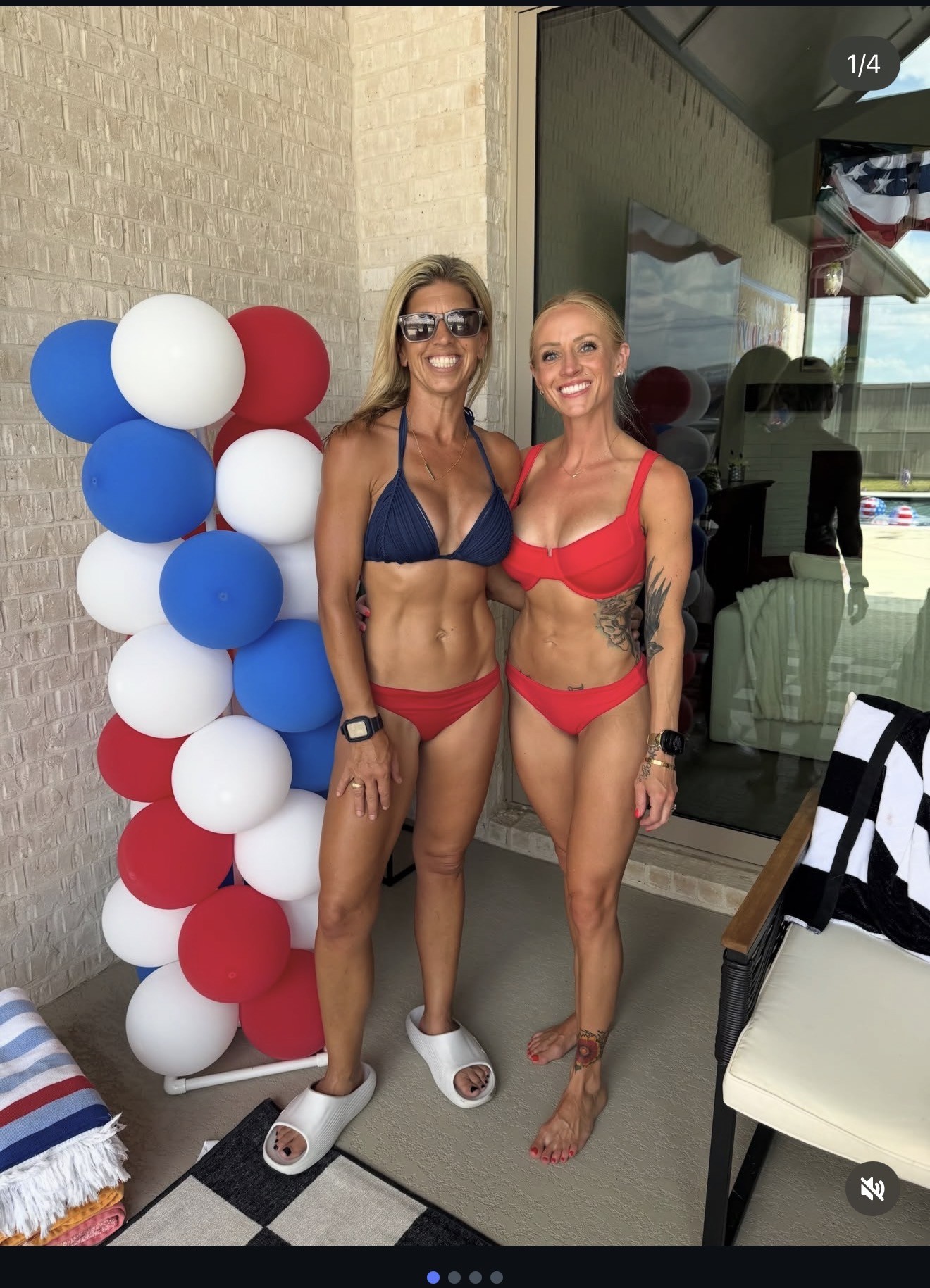 Jill, a breast cancer survivor, with Coach Lezli
