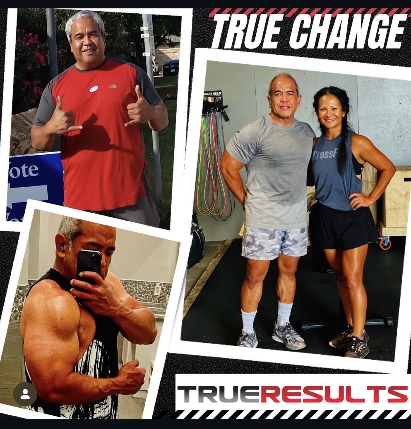 Reece's True Change transformation with True Results online coaching